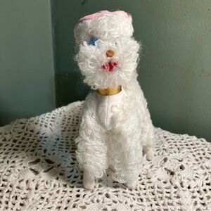 Vintage Dream Pets White Poodle Dog  Made by R Dakin Japan